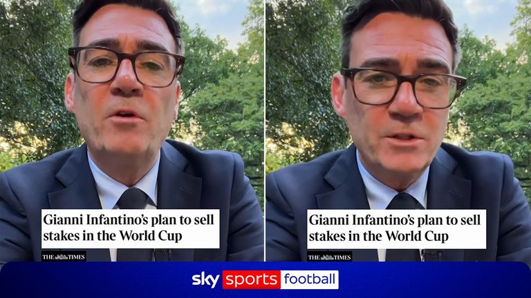 世界杯:国际足联主席贾尼·因凡蒂诺提供3000万英镑激励,促使成员支持有争议的私募投资计划